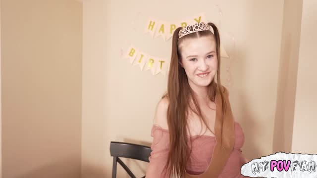 Giving my stepdaughter an unforgettable 18th birthday — Step Fantasy, Stepdaughter, Birthday scene by Mylfed