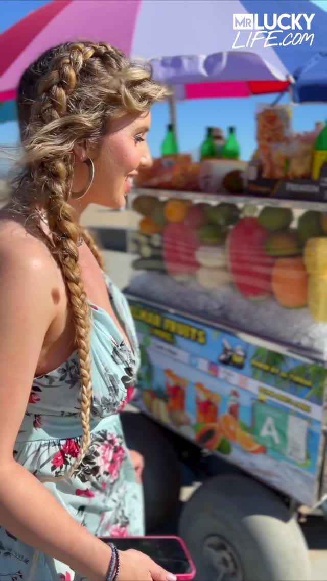Santa Monica Beach With Busty Lena Paul — Big Tits, Luxury, Beach scene by Mylfed