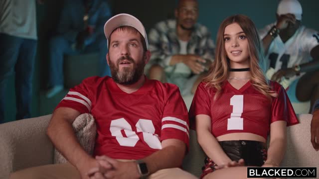 Molly Little Gets Passed Around In 6 BBC Gangbang — Interracial, Gangbang, BBC scene by True Amateur