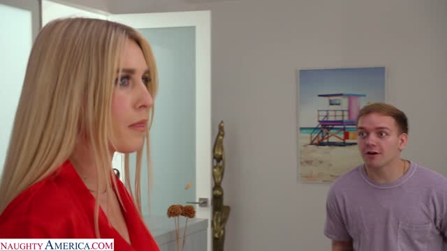 Blonde MILF Sarah Taylor fulfills college cock fantasy from son's friend — MILF & Mature, MILF, Blonde scene by Mylfed