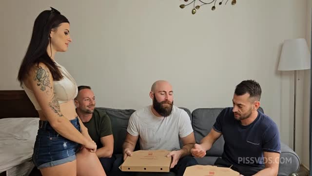 DAP goes WET, 3 on 1, DP, DAP, ATM, Loads of piss in mouth, huge cumshots on face — Anal, Cumshot, DP scene by Mylfed
