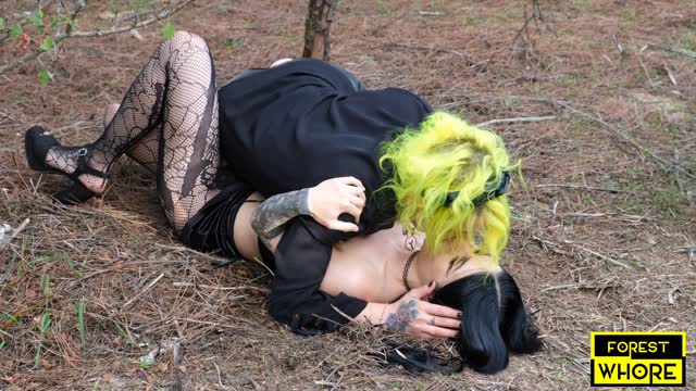 Forest Whore and Kaitlyn Katsaros: Extreme Dirty Public Games — Office & Public, Public, Extreme scene by Mylfed